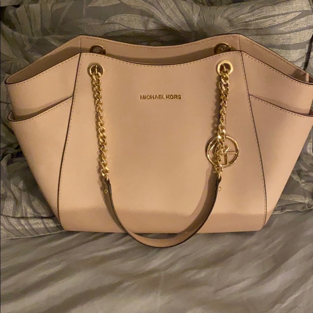 Beautiful Pink tote bag by Michael Kors